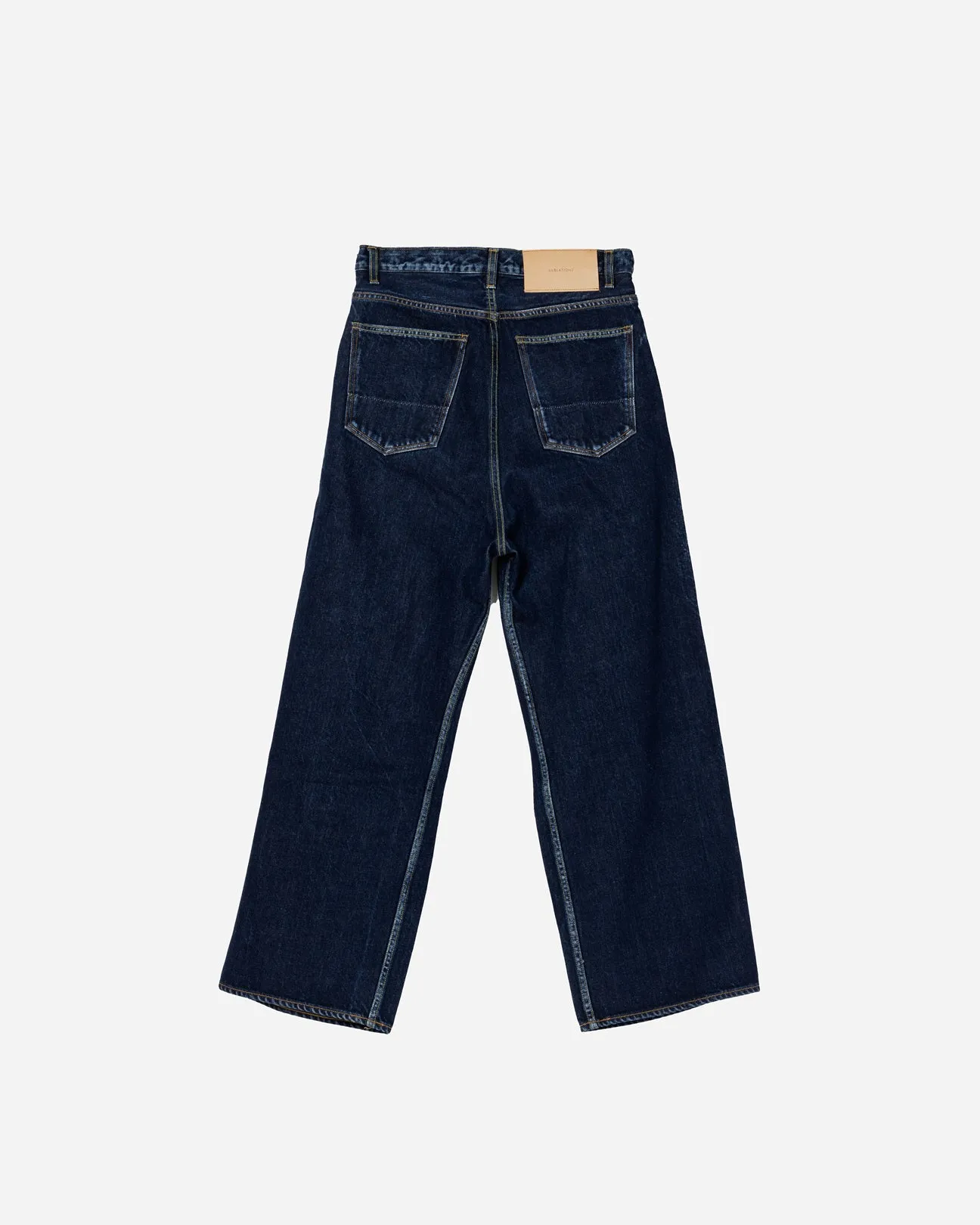 2TUCK WIDE DENIM PANTS -ENTASIS Mk-Ⅱ- .07【WASH INDIGO】