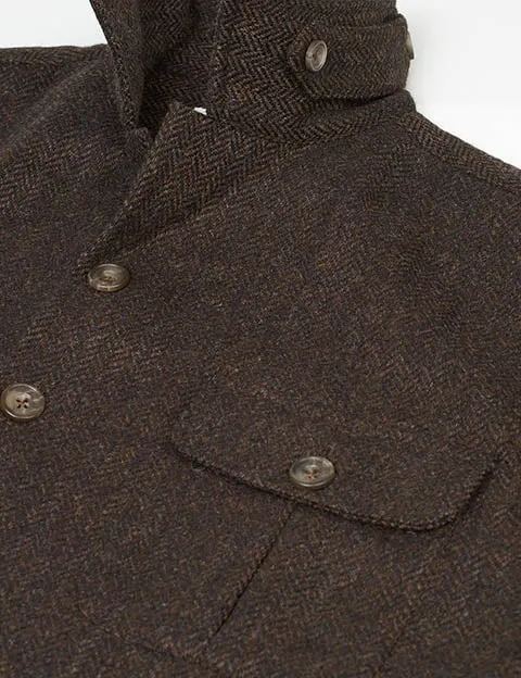 Beauly Tweed Shacket, brun