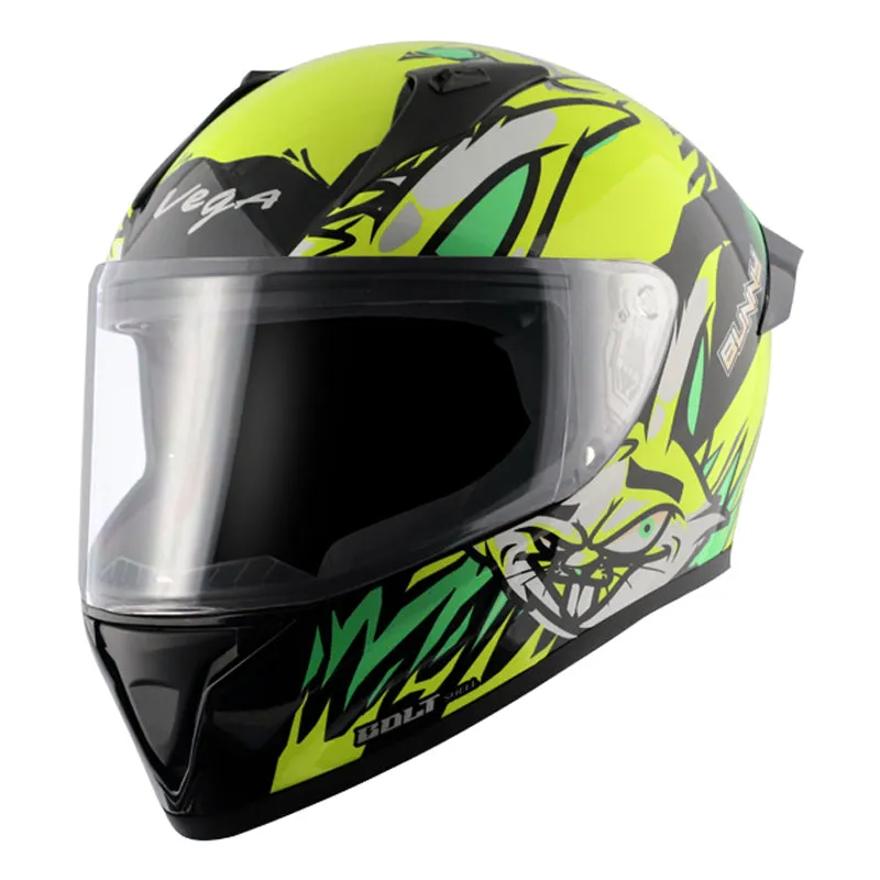 Bolt Bunny Black Neon Yellow Free Balaclava Mask