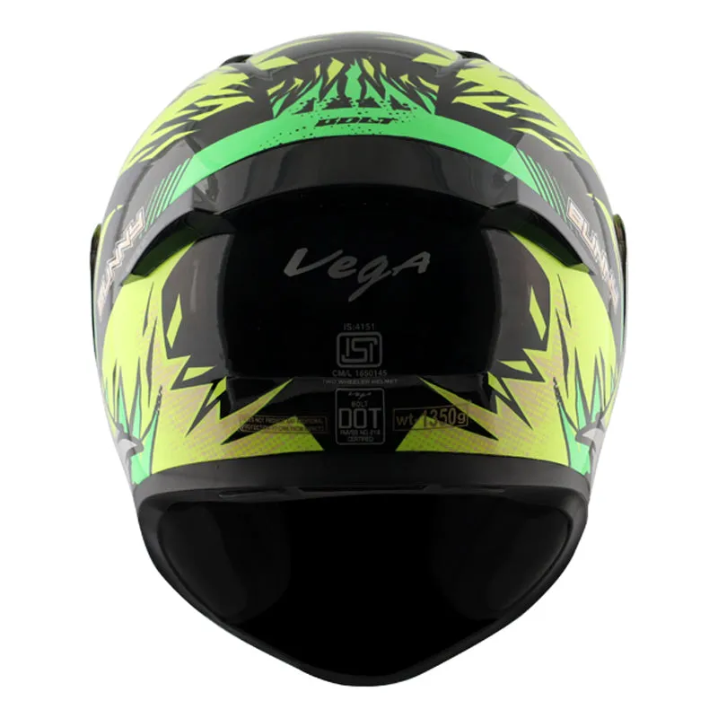 Bolt Bunny Black Neon Yellow Free Balaclava Mask