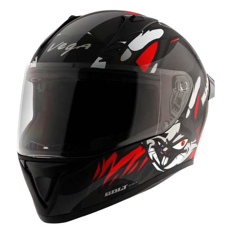 Bolt Bunny Black Red Helmet free balaclava mask