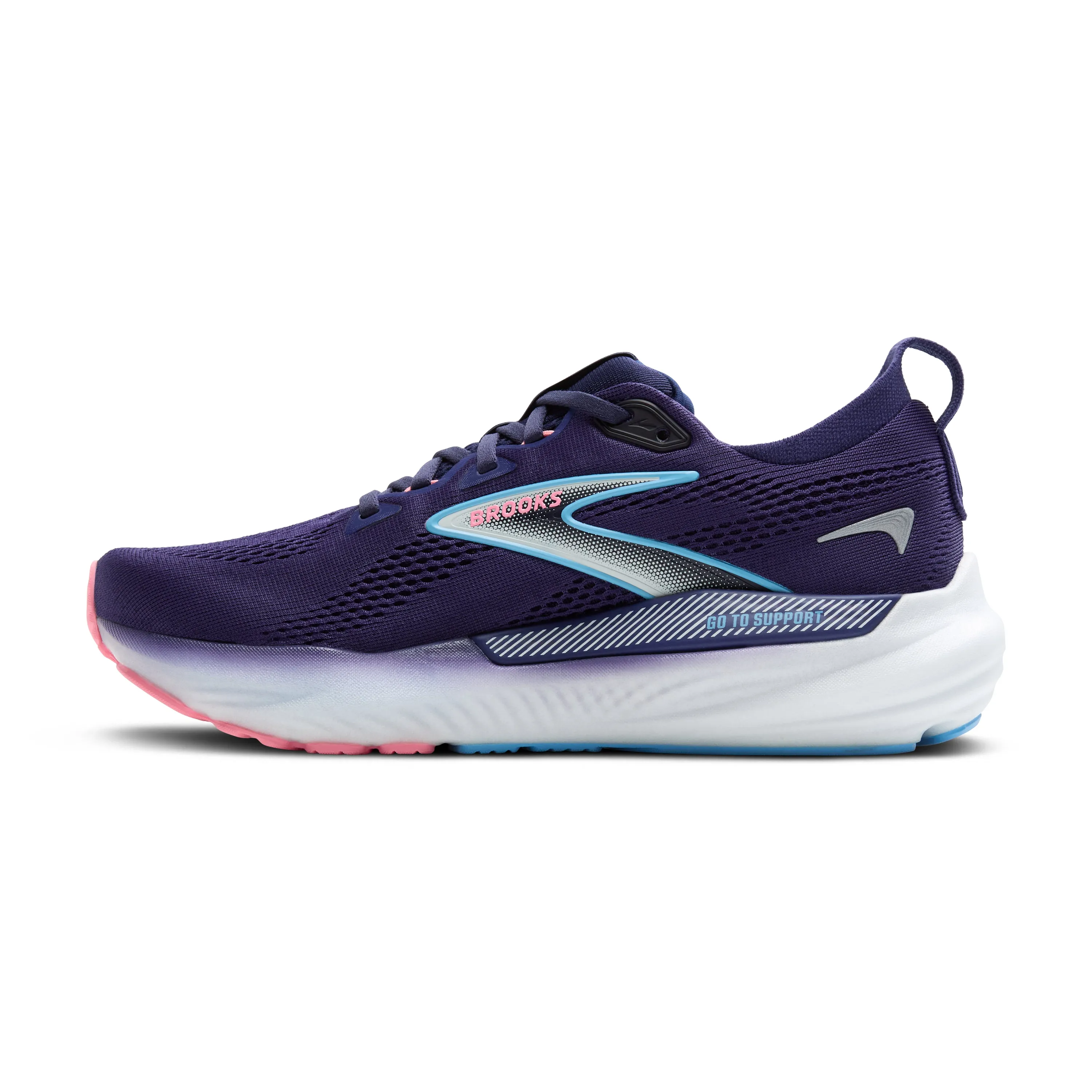 Brooks | Glycerin GTS 22 | Women's | Blue Ribbon/Peacoat/Dianthus