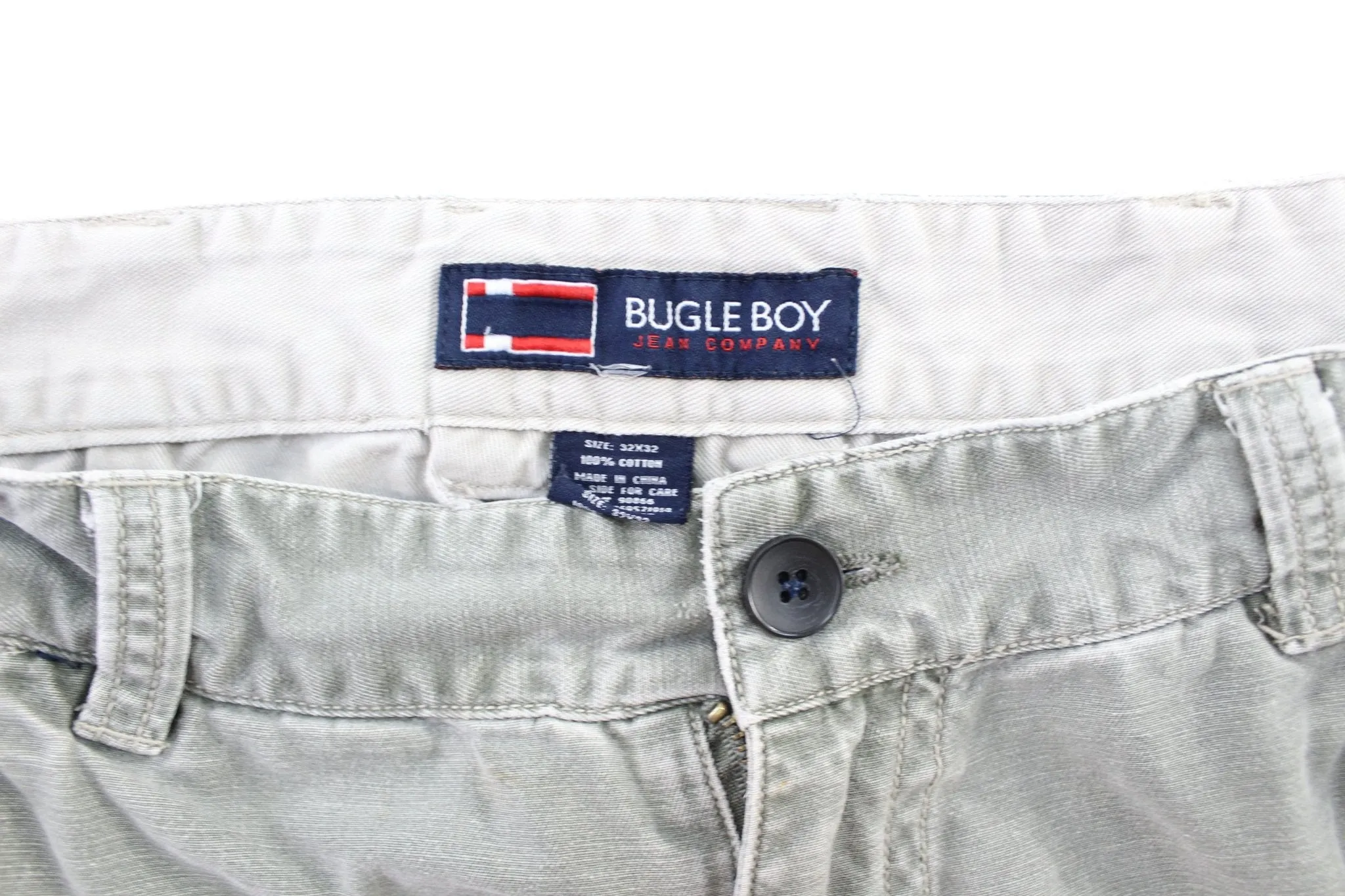 Bugle Boy Green Cargo Pants