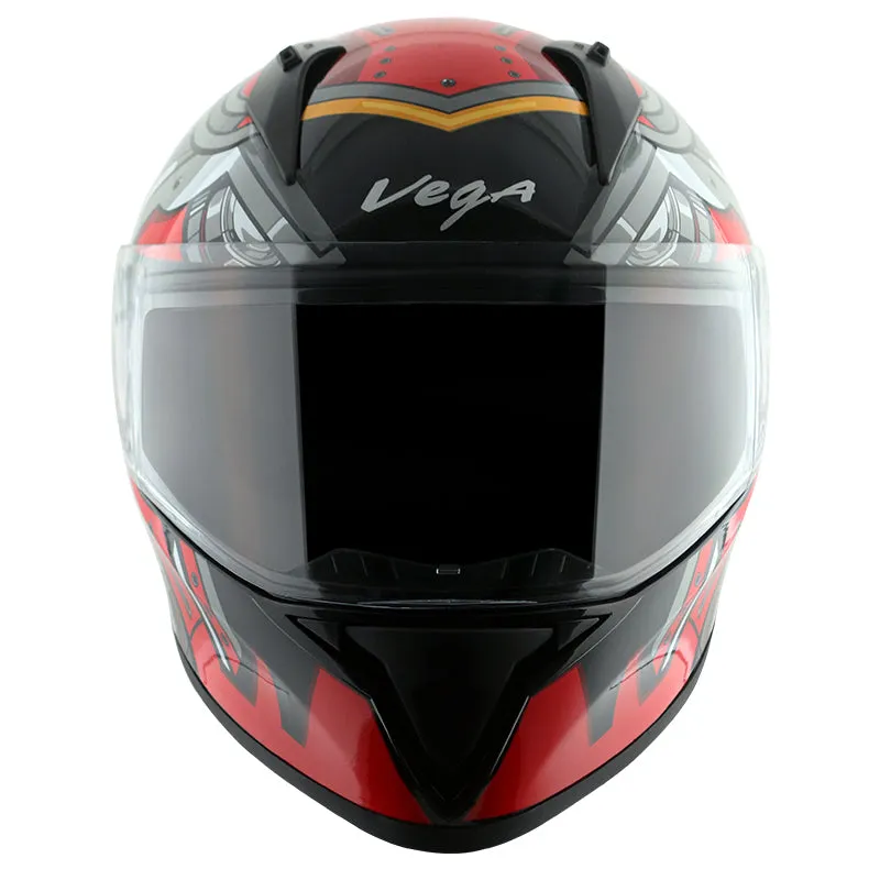 Copy of Bolt Superhero Black Red Helmet WITH BALACLAVA MASK