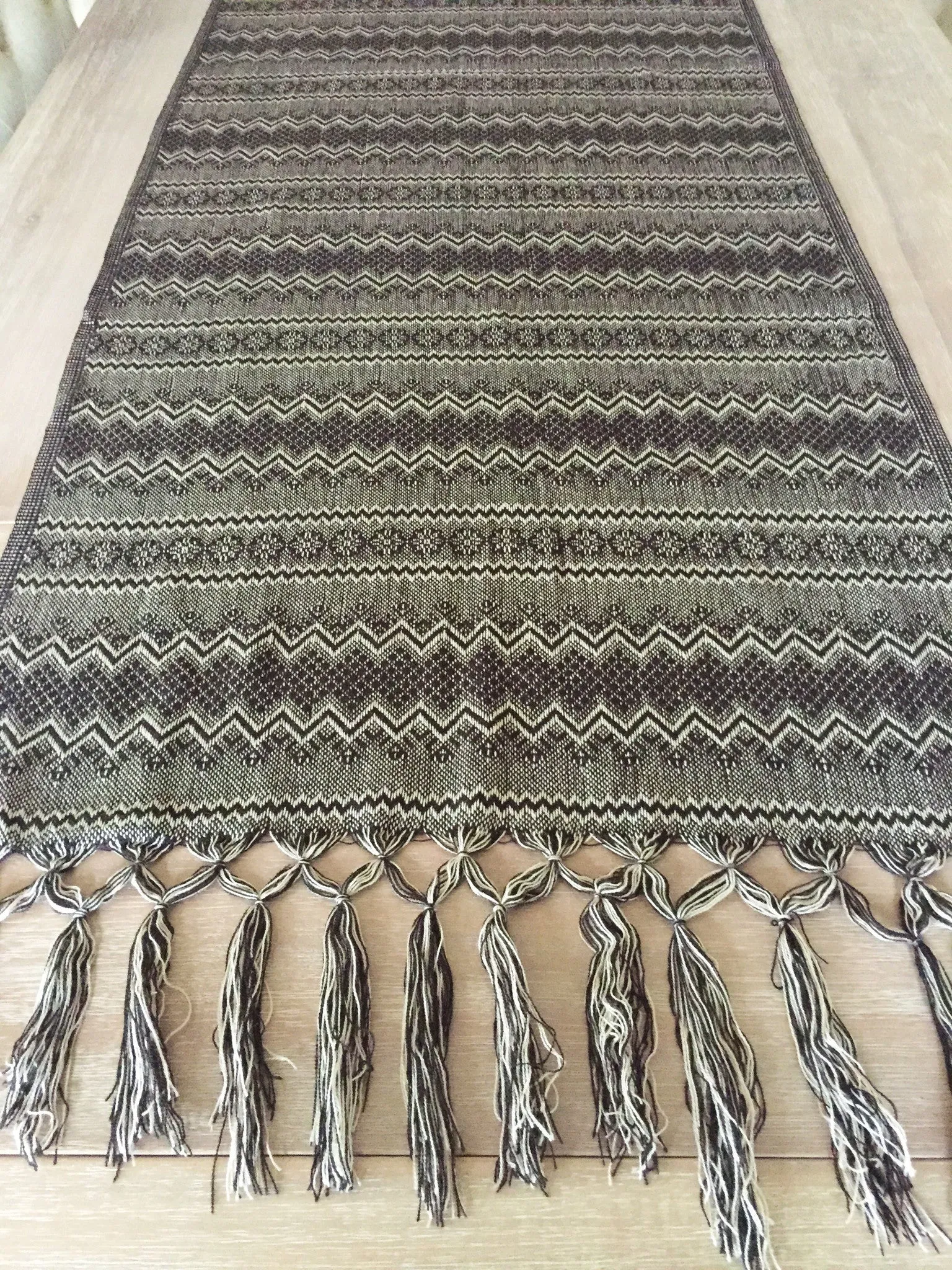 Handwoven Mexican Blanket or throw -Lightweight