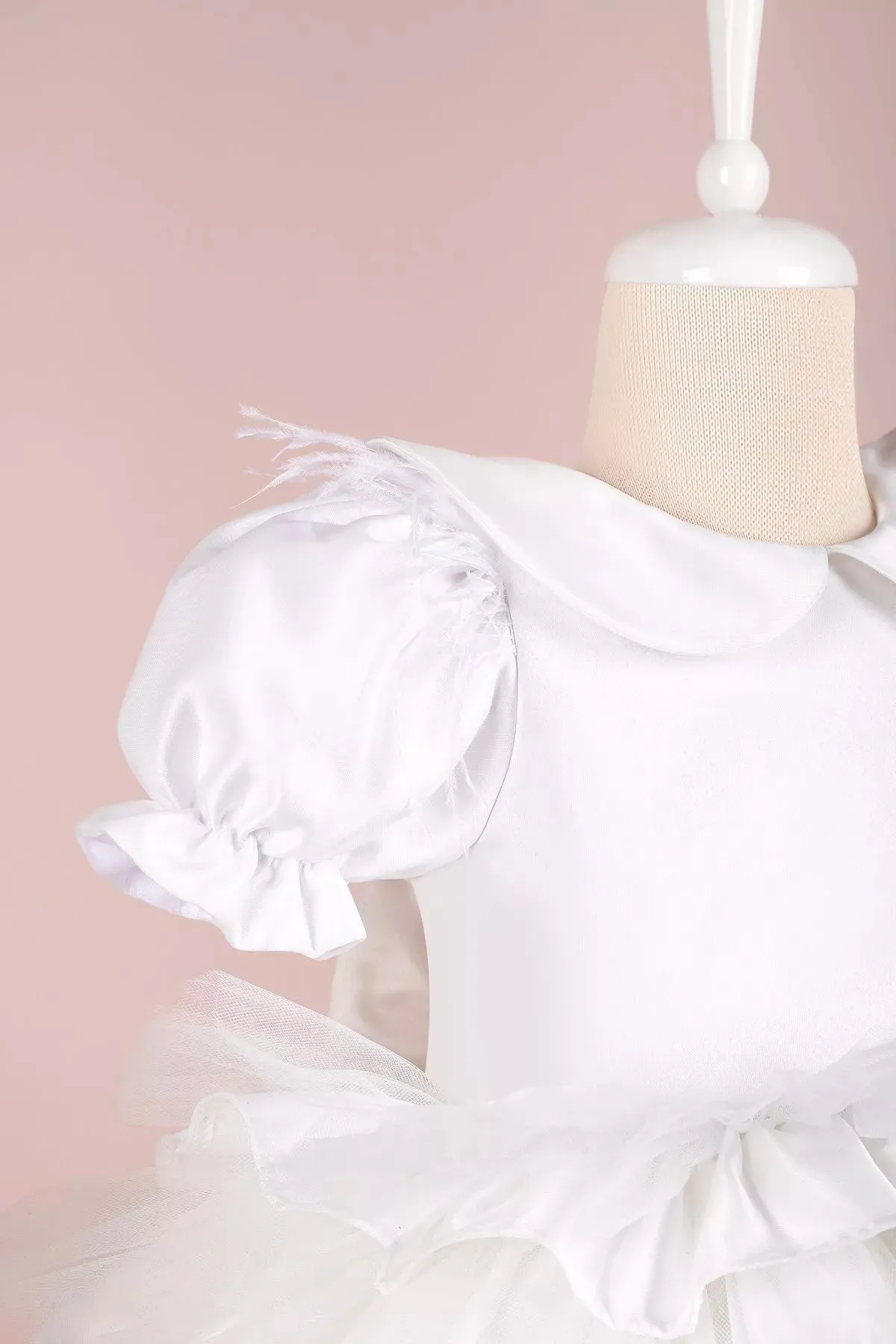 Helena White Party Dress