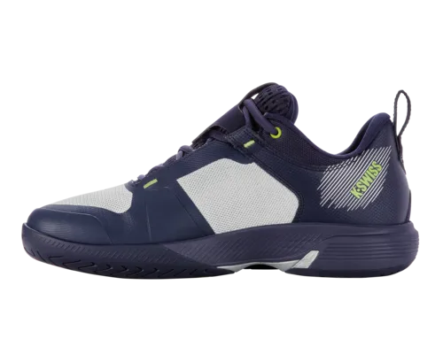 K-Swiss Men's Ultrashot Team Peacoat Gray Violet Lime Green Shoes