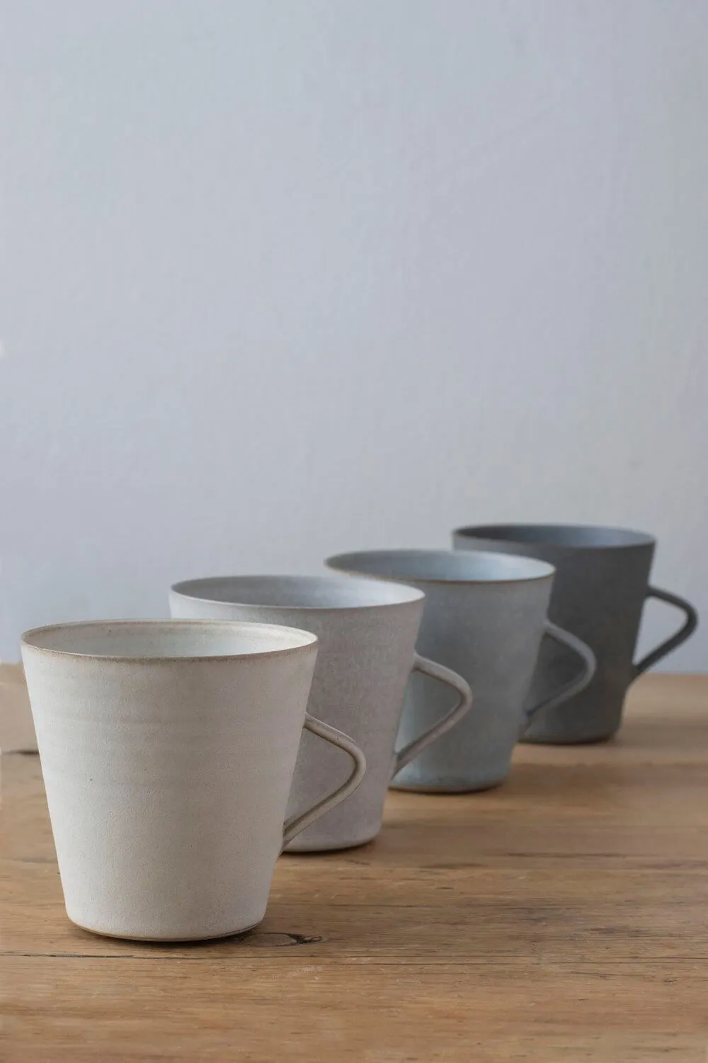 Large Flared Mug with Handle | Nightshade Blue | by Borja Moronta