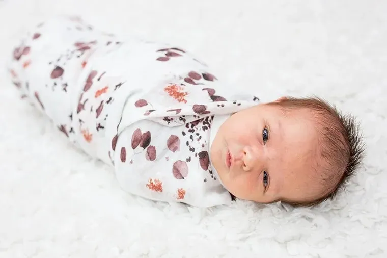 Lulujo Bamboo Bonnet & Swaddle Set