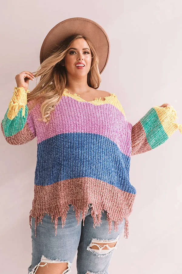 Matters Of The Heart Chenille Sweater Curves