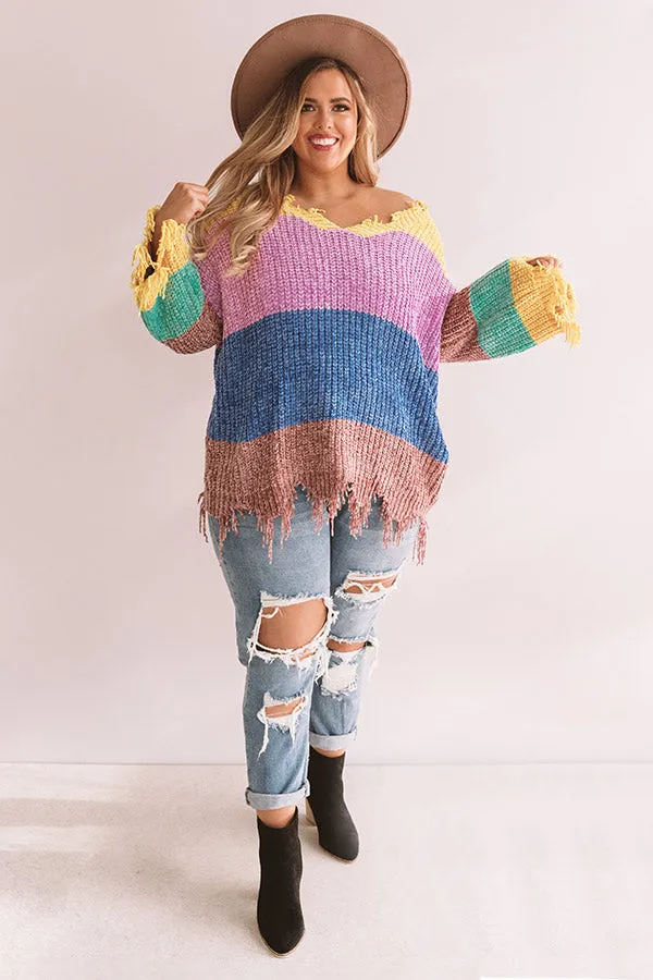 Matters Of The Heart Chenille Sweater Curves