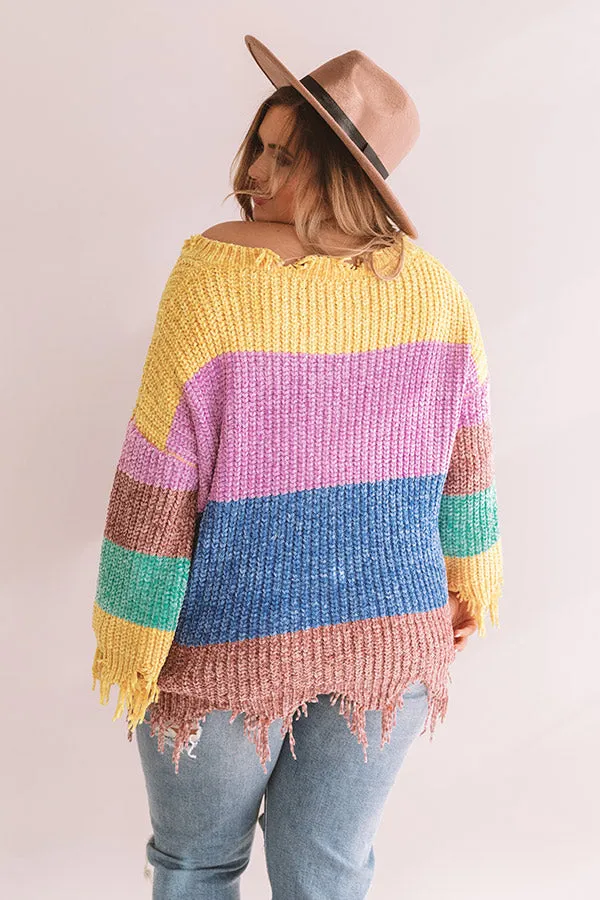 Matters Of The Heart Chenille Sweater Curves