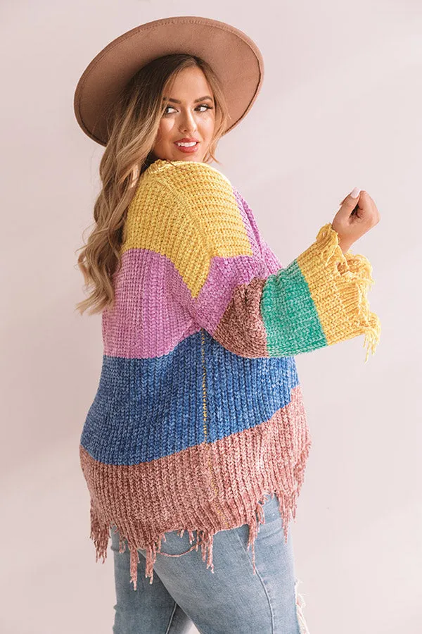 Matters Of The Heart Chenille Sweater Curves