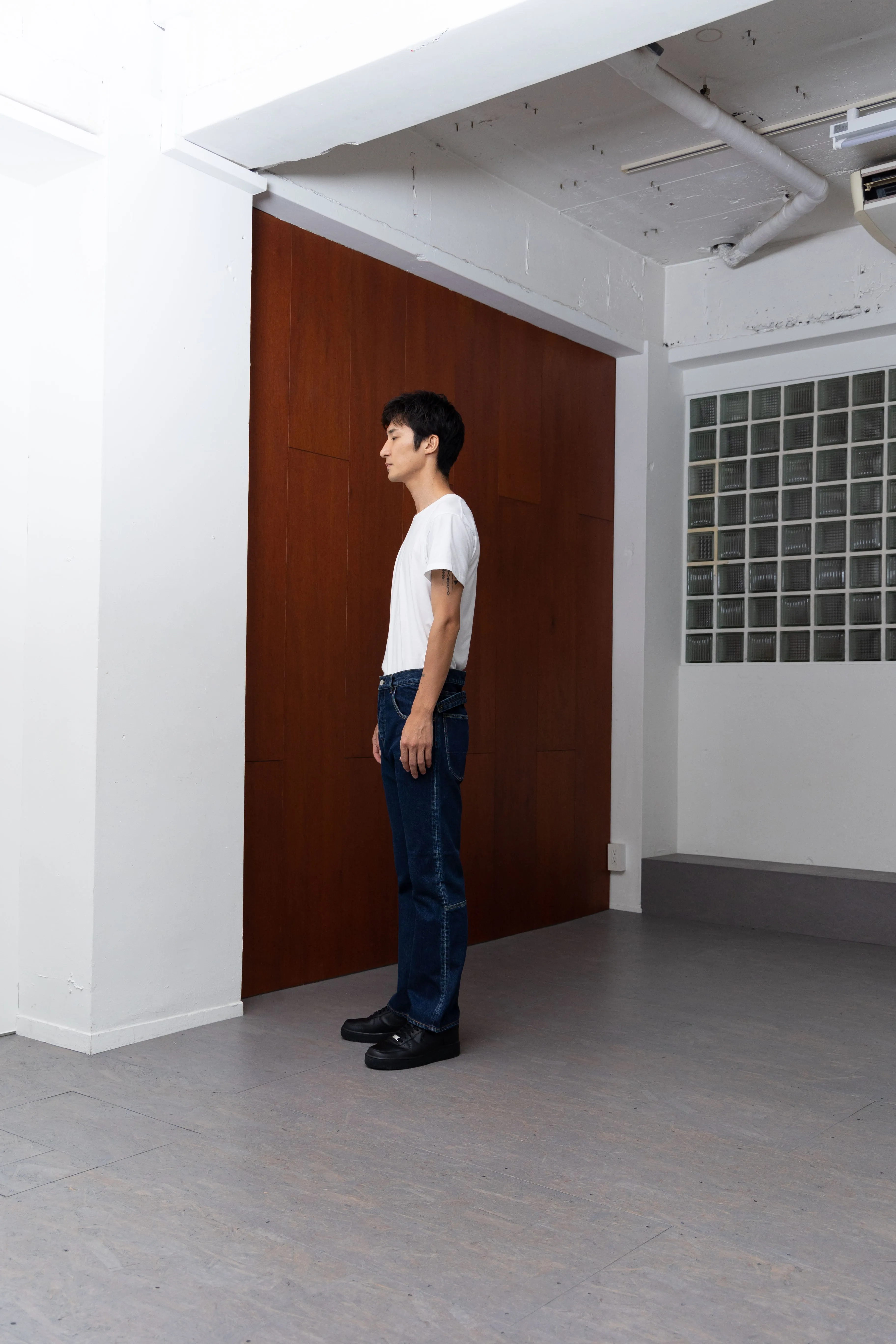 SLIM FLARE DENIM PANTS -Sharon- .06【WASH INDIGO】