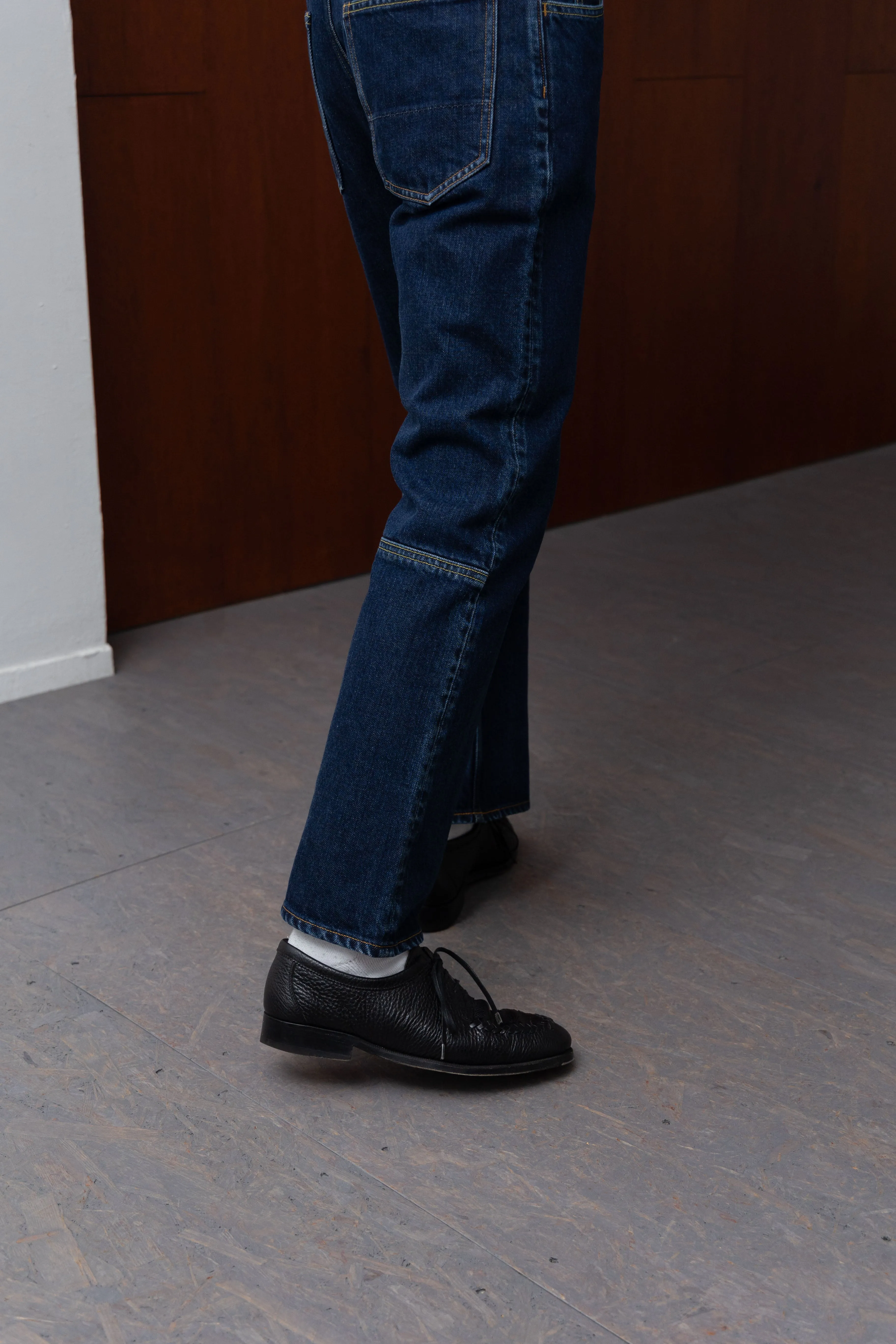 SLIM FLARE DENIM PANTS -Sharon- .06【WASH INDIGO】
