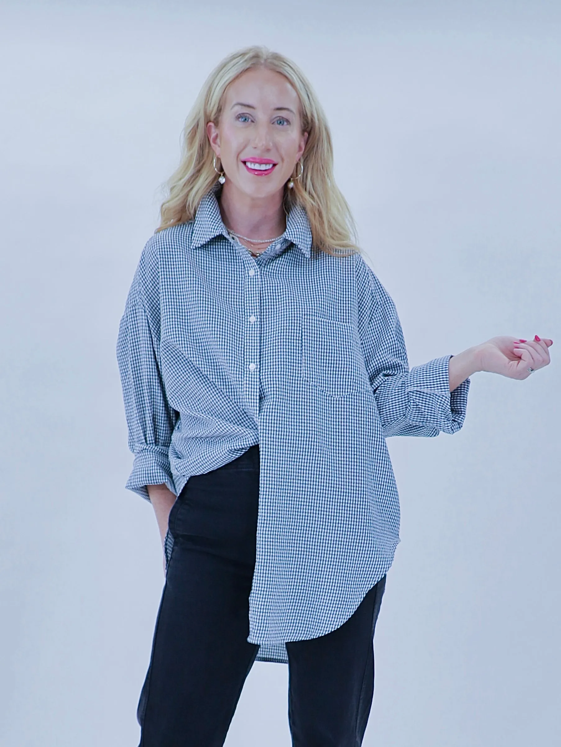 Sutton Button Down Top