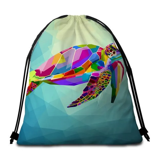 The Original Maui Sea Turtle Towel   Backpack