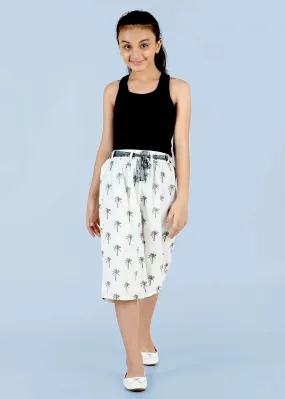 Tom Palm White Trouser Girl (1-12yrs)