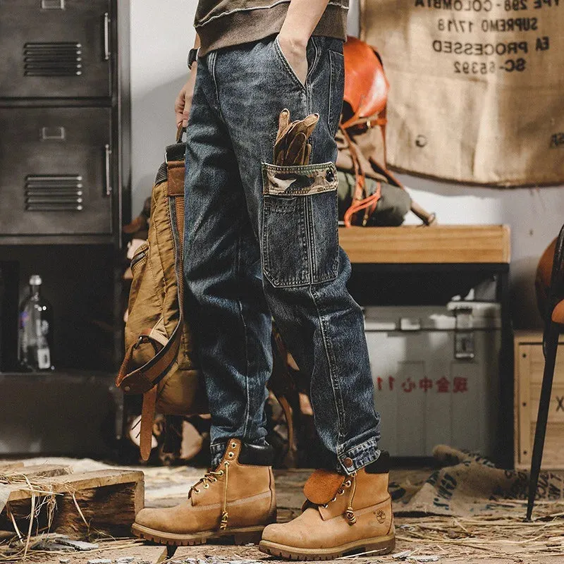 Vintage Big Pocket Cargo Jeans