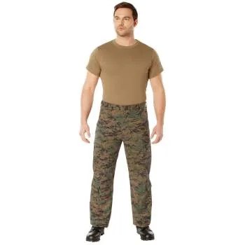 Vintage Paratrooper Fatigue Pants Woodland Digital Camouflage