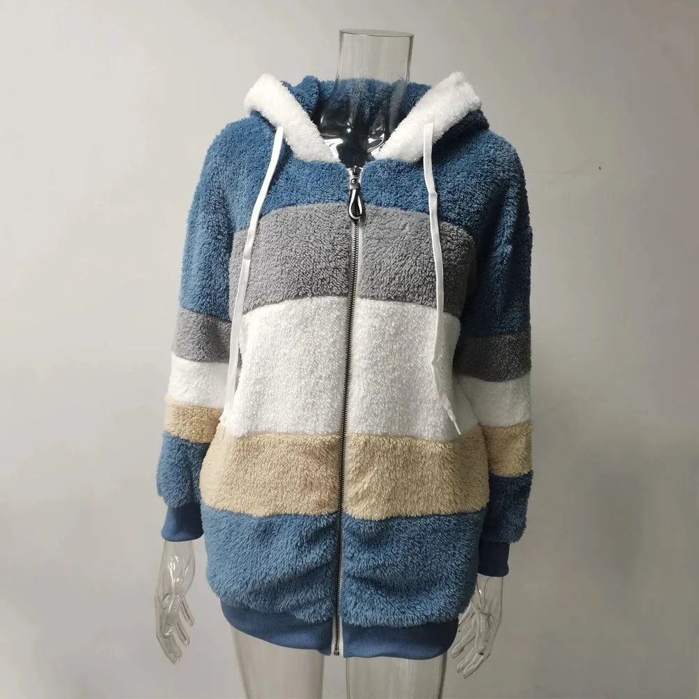Winter Coat for Women Oversize 2024 Female Teddy Bear Coat Warm Thickening Fleece Faux Fur Coats Winter Jacket Women Plush Top