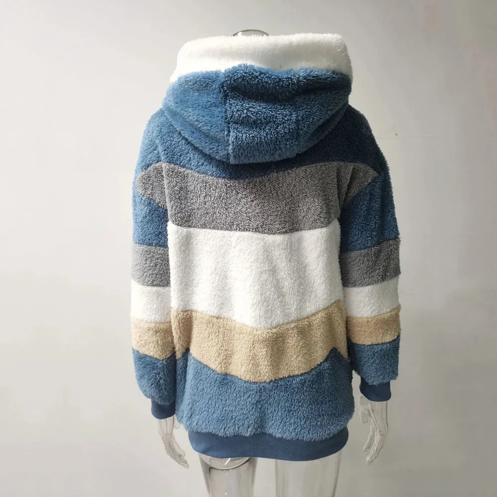Winter Coat for Women Oversize 2024 Female Teddy Bear Coat Warm Thickening Fleece Faux Fur Coats Winter Jacket Women Plush Top