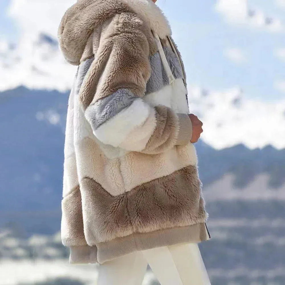 Winter Coat for Women Oversize 2024 Female Teddy Bear Coat Warm Thickening Fleece Faux Fur Coats Winter Jacket Women Plush Top